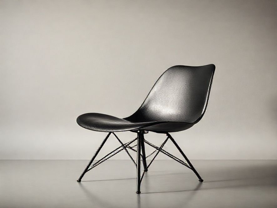 Polipropileno Preto: A Cadeira Eames que Garante a Durabilidade.
