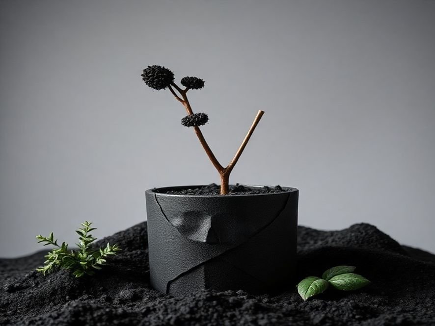 Polipropileno Preto: O Design de Curvas que Oferece Conforto ao Sentar.