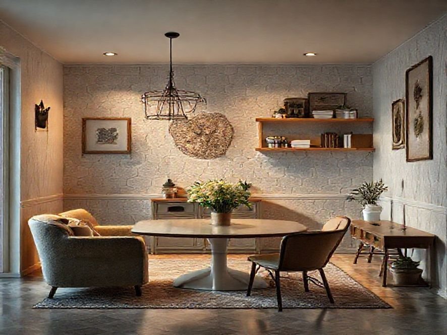 Poltrona Azera Capuccino: Dicas de Iluminação para Destacar o Tecido e o Design Clássico.