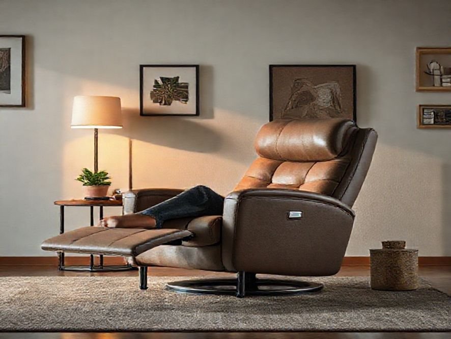 Poltrona Azera Reclinável: O Melhor Ângulo para Tirar um Cochilo Rápido e Revigorante.