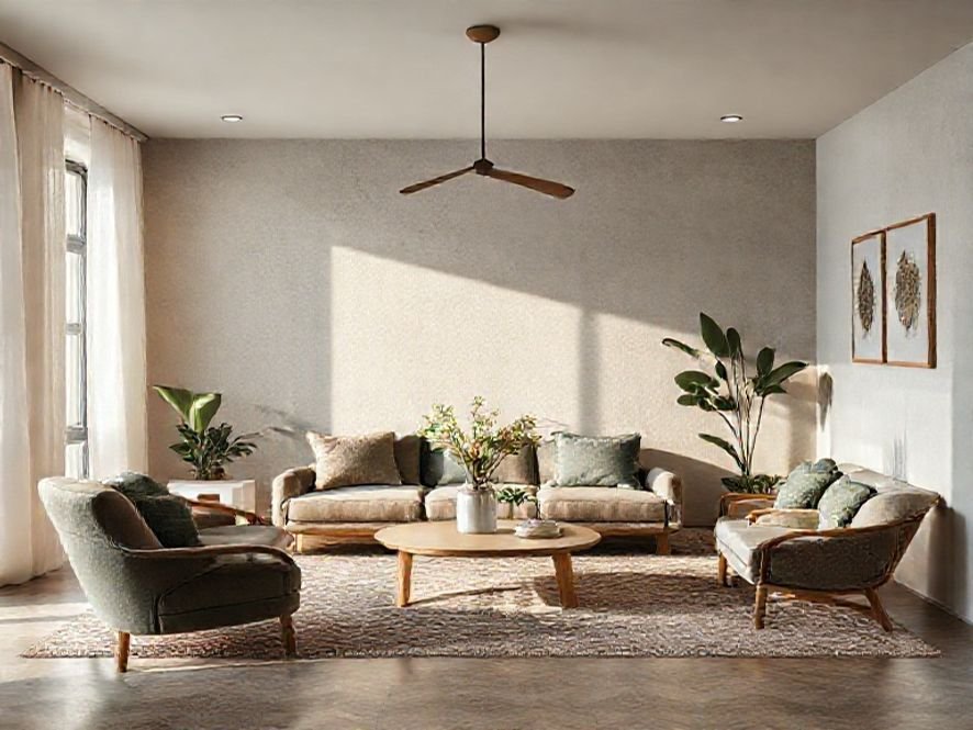 Poltrona Grécia Orgânica: O Design que Quebra a Monotonia da Sala de Estar.