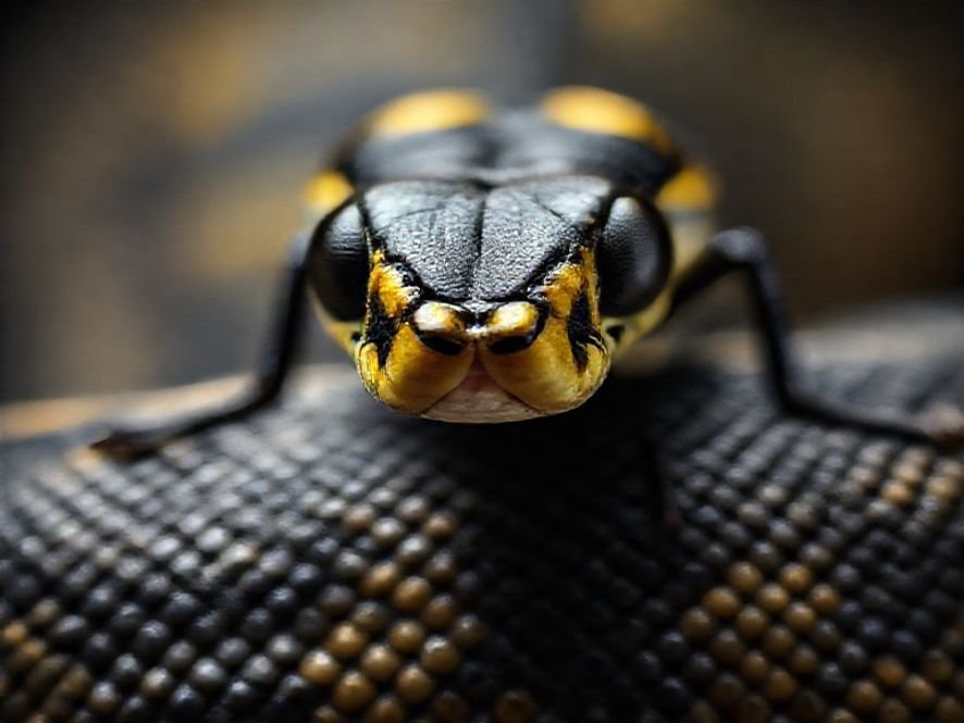 Preto e Dourado Python Fly: A Cor Que Se Destaca em Qualquer Iluminação do Setup.