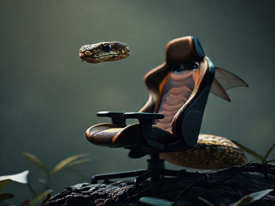 Python Fly Deluxe: A Cadeira Gamer com Design Ergonômico e Ajuste de 90 a 150 Graus.