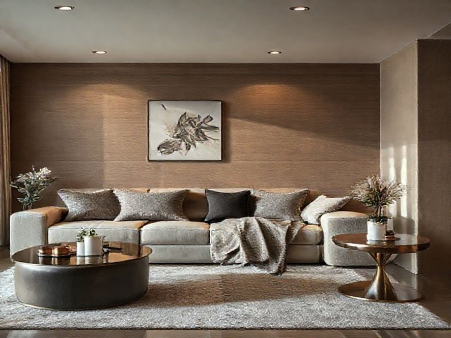 Suede Capuccino e Madeira Sólida: A Poltrona Azera Que É Sinônimo de Luxo e Conforto Total.