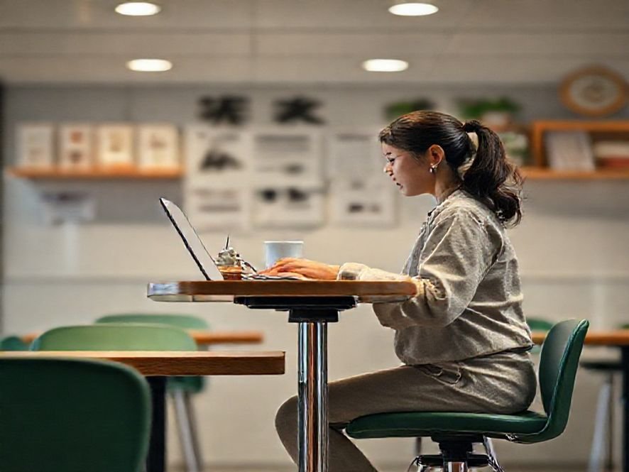 YAMASORO Ergonomia: Análise da Altura Ajustável do Assento Pneumático (Conforto em Diferentes Mesas).