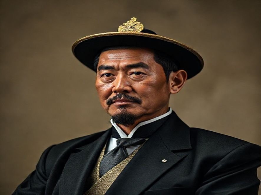 YAMASORO Presidente: O Couro PU Preto e a Elegância Clássica.