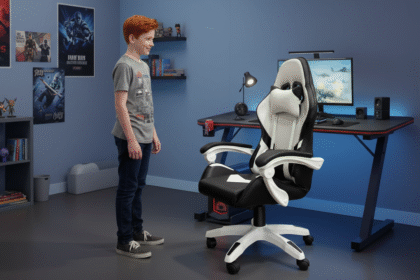 Cadeira Gamer Ergonômica Reclinável 200kg Marrom