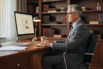 Cadeira Para Escrivaninha Executiva Couro PU 136kg