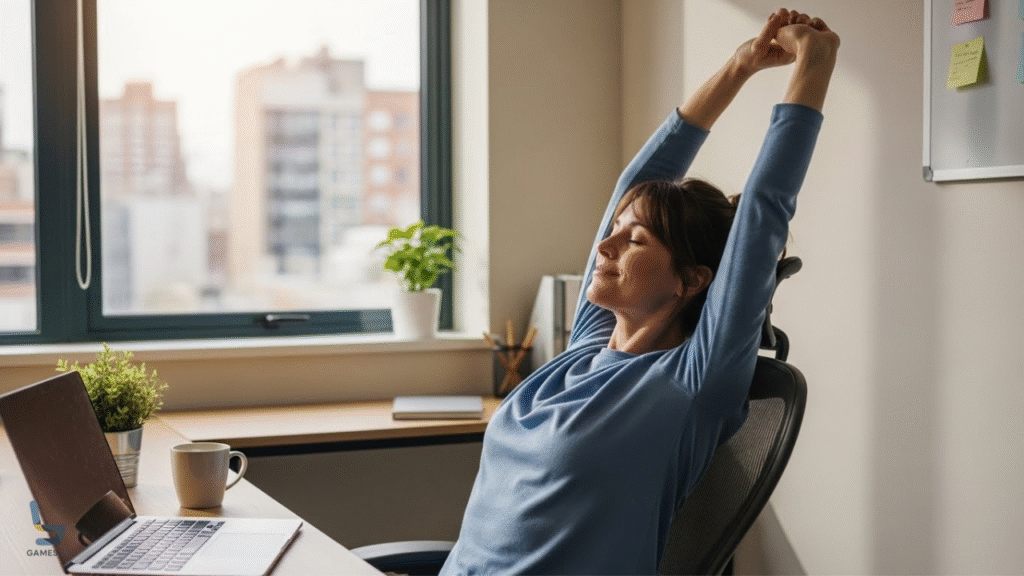 Cadeira de Escritório Ergonômica para Ambientes Pequenos