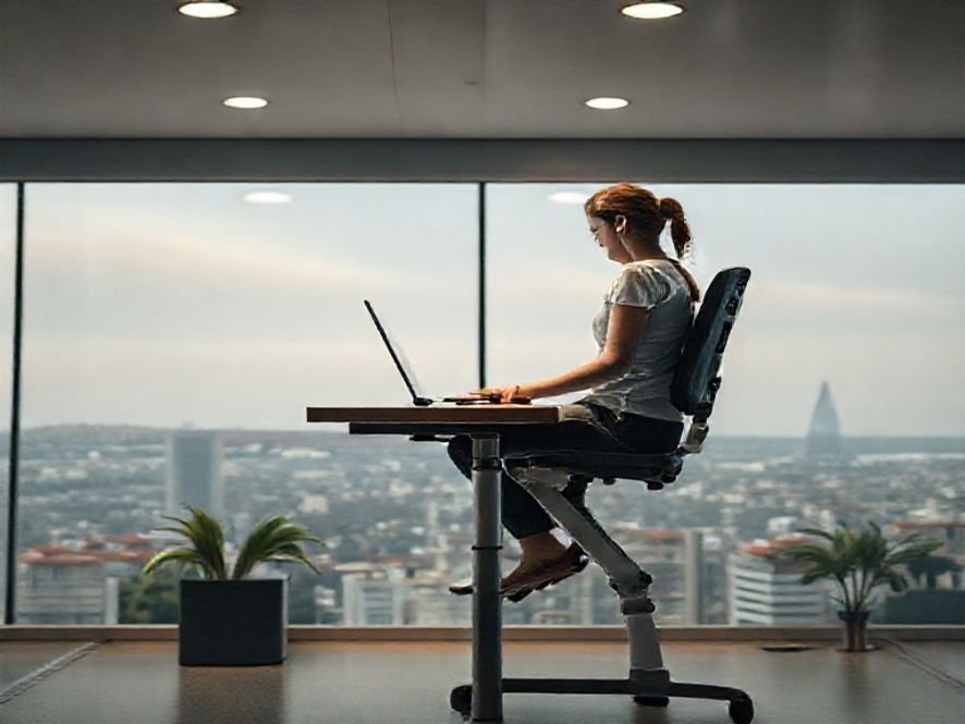 Altura Ajustável: A Cadeira Fortt Lisboa e o Suporte Ergonômico.