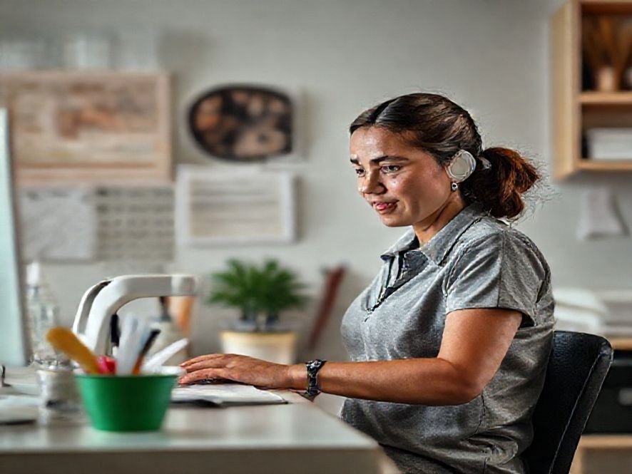 Cadeira Stoel Liv: A Durabilidade do Nylon Sob Uso Frequente em Home Office.