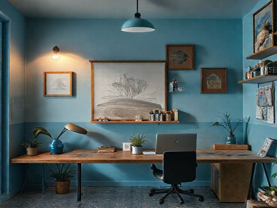 Fortt Lisboa Azul: A Tela de Malha e o Toque de Cor no Home Office.