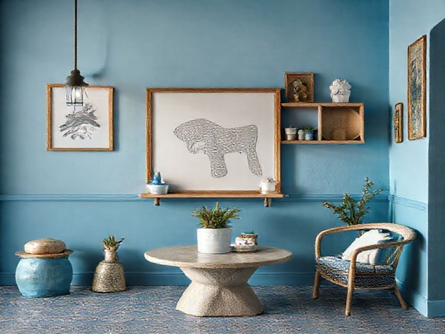 Fortt Lisboa Azul: Dicas para Combinar a Cor com Elementos de Decoração Neutros.
