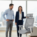 Cadeira Ergonômica 3D Plus Albha Vale a Pena? O Design de Costas Duplas Que Une Beleza e Ergonomia