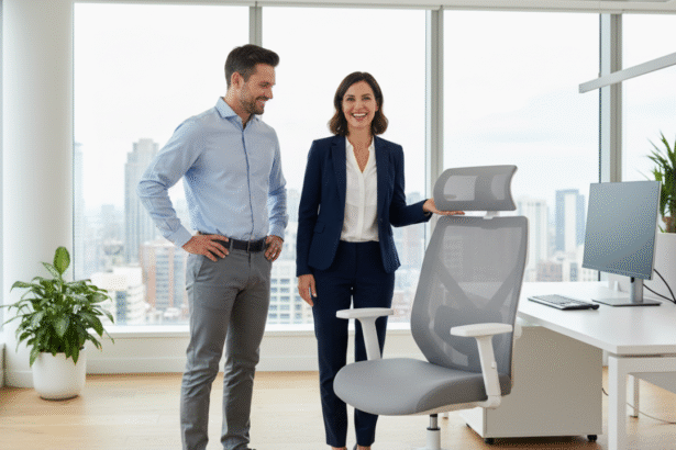 Cadeira Ergonômica 3D Plus Albha Vale a Pena? O Design de Costas Duplas Que Une Beleza e Ergonomia