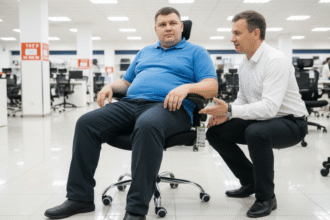 Cadeira Ergonômica Eurynom Vale a Pena? A Robustez de 150 kg com Braços Pivotantes Únicos