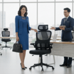 Cadeira Ergonômica Genebra B500 LuvinCo. A Campeã de 200 kg com Suporte Lombar Independente