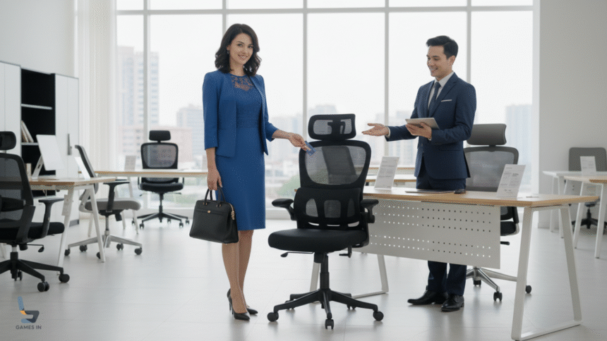 Cadeira Ergonômica Genebra B500 LuvinCo. A Campeã de 200 kg com Suporte Lombar Independente