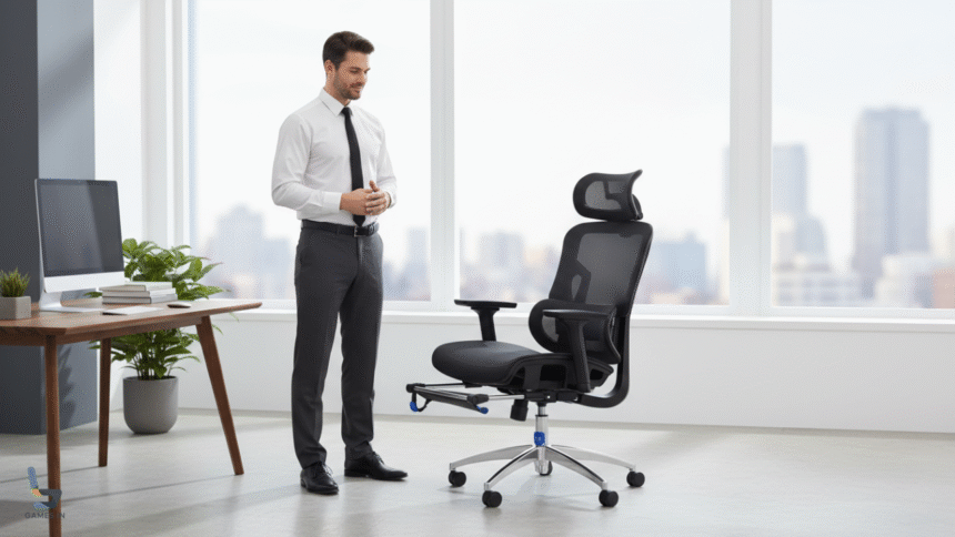 Cadeira Hivento com Apoio para Pés Vale a Pena? A Revolucionária Ergonomia 3D Completa Para Sua Coluna