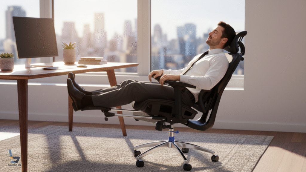 Cadeira Hivento com Apoio para Pés Vale a Pena? A Revolucionária Ergonomia 3D Completa Para Sua Coluna