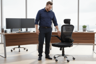 Cadeira de Escritório Ergonômica G100 Boston LuvinCo Vale a Pena? A Campeã Imbatível de Capacidade com 200 kg