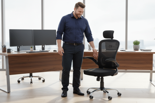 Cadeira de Escritório Ergonômica G100 Boston LuvinCo Vale a Pena? A Campeã Imbatível de Capacidade com 200 kg