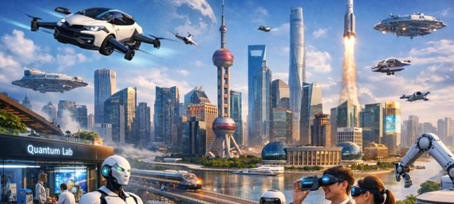 China 2049: visão de robôs, carros voadores e IA - Imagem do artigo original