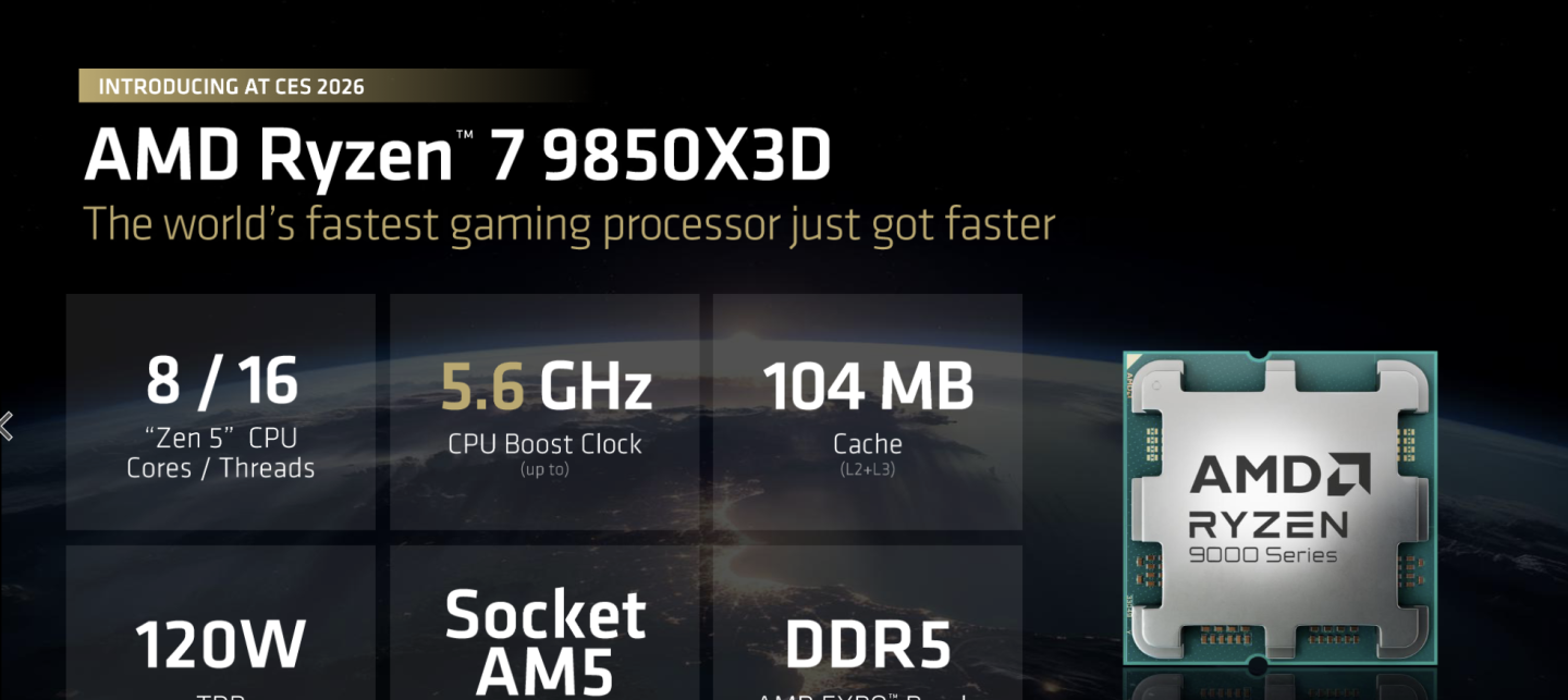 Ryzen 7 9850X3D supera Core Ultra em 27% nos games - Imagem do artigo