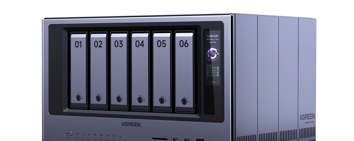 Ugreen NAS iDX6011 traz IA local e 10GbE ultrarrápido - Imagem do artigo original