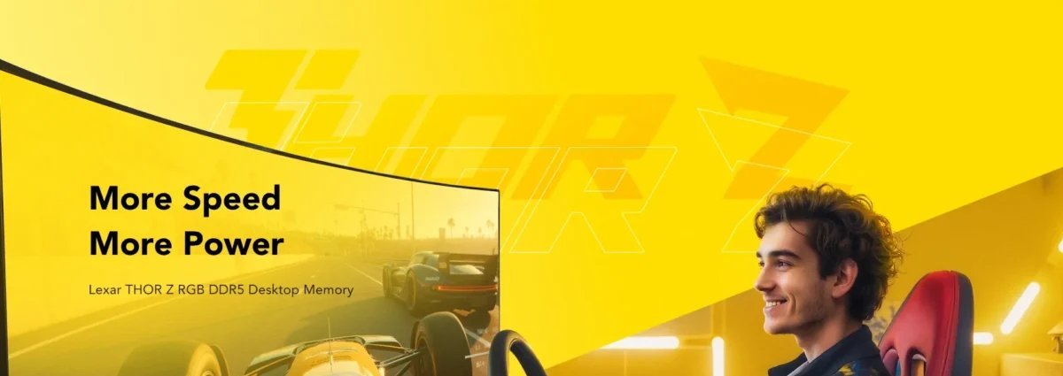 Lexar THOR Z RGB DDR5 chega com 32 GB e 6000 MT/s - Imagem do artigo original