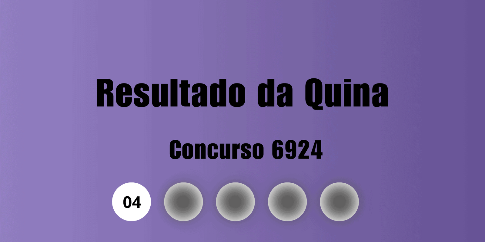 Resultado da Quina 6924: números e prêmio de R$ 3,3 mi - Imagem do artigo