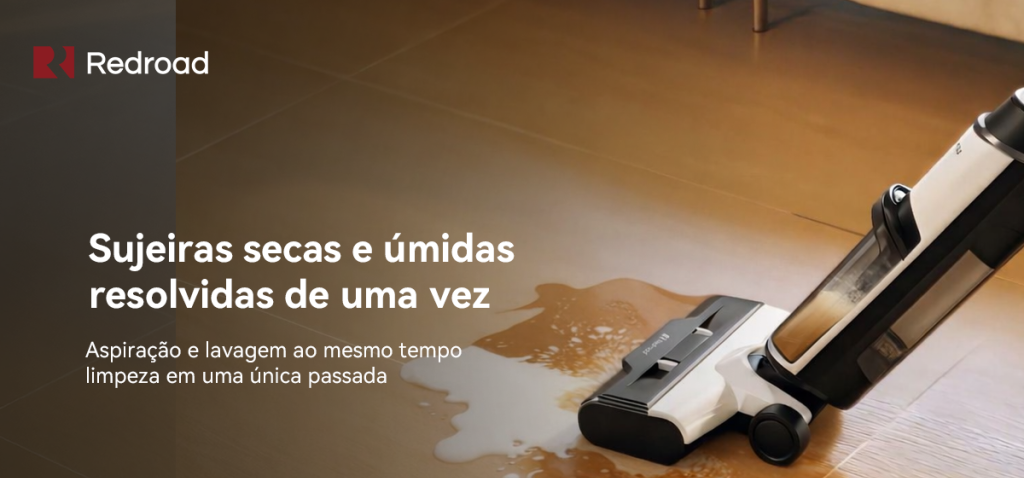 Redroad W15: aspirador 3 em 1 com lavagem e autolimpeza - Imagem do artigo