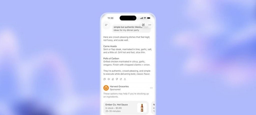 Anúncios no ChatGPT: OpenAI começa testes nos EUA - Imagem do artigo