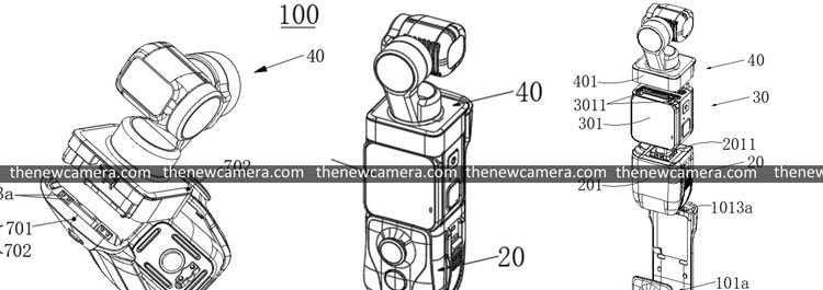 Insta360 Pocket: patente revela rival modular da DJI - Imagem do artigo original