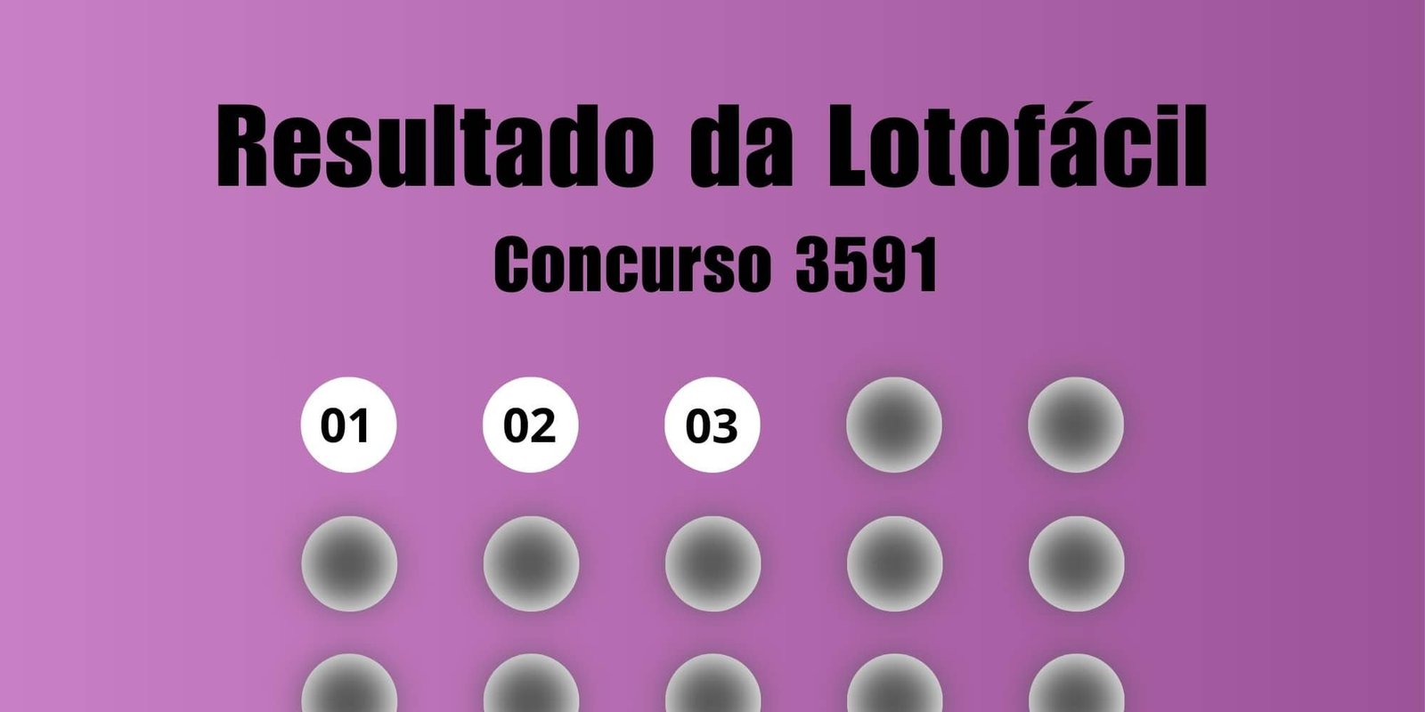 Resultado Lotofácil de hoje: concurso 3591 acumula - Imagem do artigo