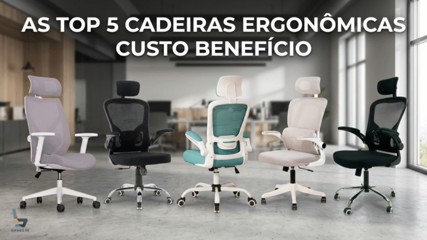 As Top 5 Cadeiras Ergonômicas de 2026: Saúde da Coluna sem Comprometer o Orçamento